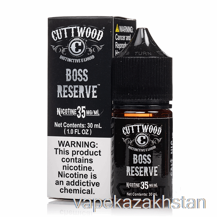 Vape Disposable Boss Reserve - Cuttwood Salts - 30mL 35mg